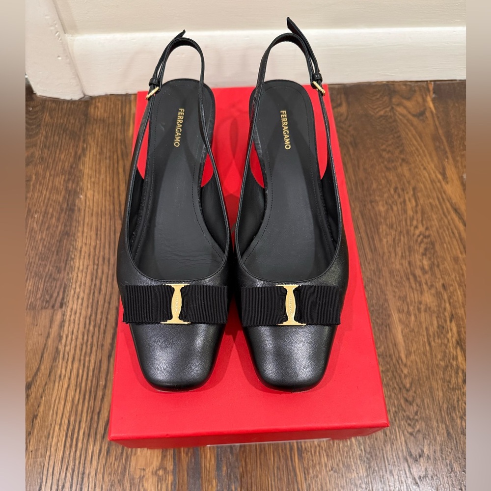Salvatore Ferragamo Women's Rivada Slingback Pumps